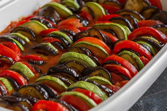 Dishes from Europe that happen to be vegetarian. Ratatouille - A vegan French classic.