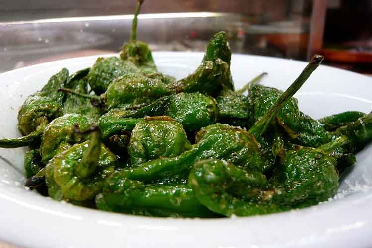 Pimientos de Padron - traditional dishes from Europe that happen to be vegetarian