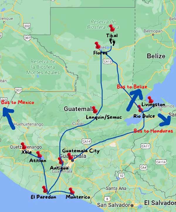 Complete One Month Guatemala Itinerary